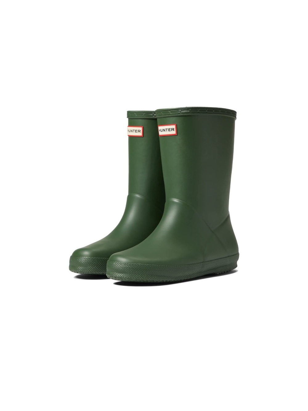 Hunter Toddler Rubber Wellington Boots in Green